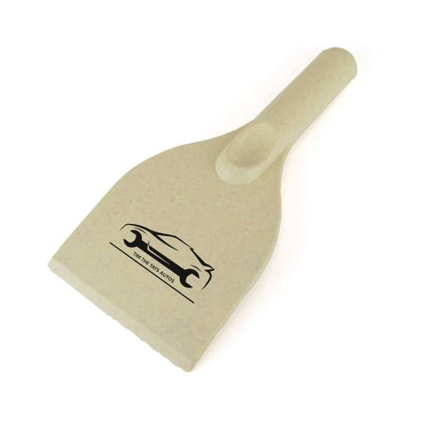 A must have Bamboo Ice Scraper made from 50% Bamboo fibre and 50% PP plastic. An ideal eco essential with a great branding area for those frosty winter mornings. Colour can vary due to it being a natural product.