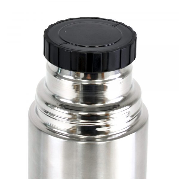 500ml double walled, stainless steel vacuum flask with cup. BPA & PVC free.