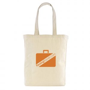 Natural 10oz portrait shaped canvas shopper with long handles and gusset. A tough hard-wearing bag, great for carrying catalogues at exhibitions.