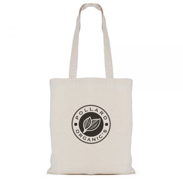 Natural coloured 7oz cotton shopper with long handles