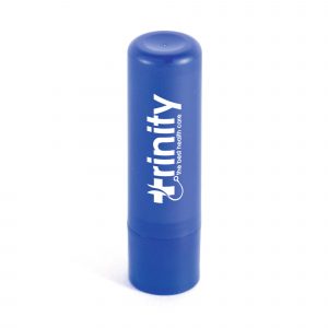 4.5g lip balm housed in a frosted plastic twist up casing.