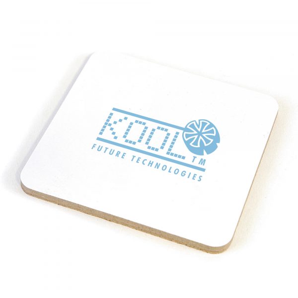 Single square coaster with traditional cork backing for excellent heat insulation and better grip.