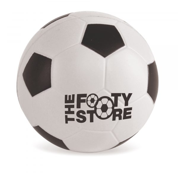 60mm Diameter football style stress ball. Available in various colours