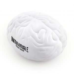 Brain shaped stress toy