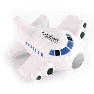 Airplane shaped stress toy