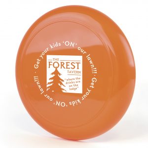 Basic plastic flying disc. Available in various colours