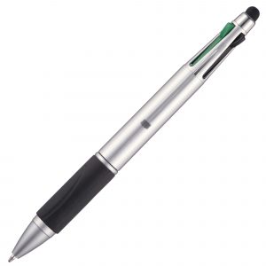 A modern looking stylus pen with 4 ink colours in 1 pen all at a great price!