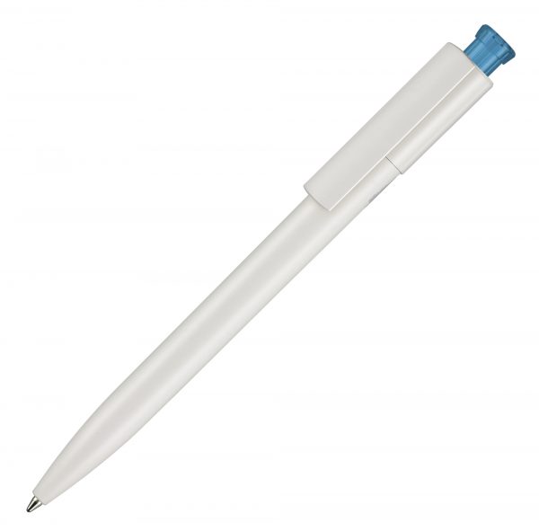 A real eco alternative. At 90% renewable, bio-based materials produced on cellulose basis. The coloured pusher allows us to implement corporate colours. This writing instrument is manufactured in Germany with a quality Jogger refill. Due to the nature of the material there may be colour variations of the barrel and clip. White with white frosted plunger available in 5 working days.