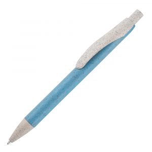A classy push action ball pen where the barrel and trim is made from 60% Wheat plastic from a natural and sustainable source.