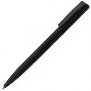 A low cost twist action pen with a great quality refill and large barrel print area. Black ink.