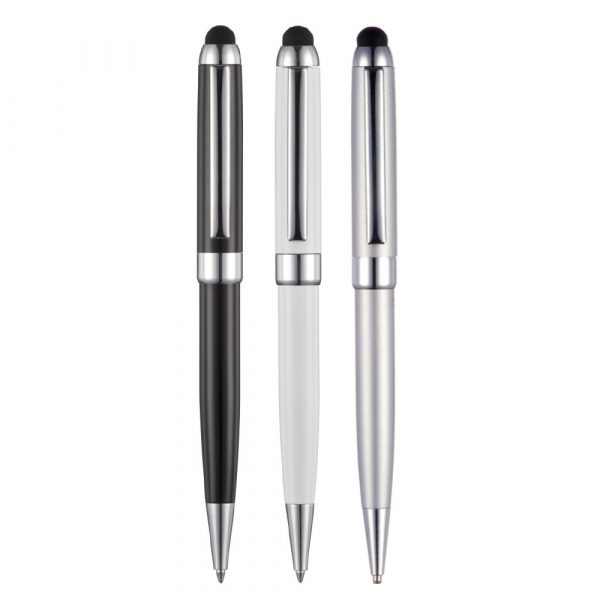 A heavy twist action stylus pen that exudes quality with a stylus end for your touch screen devices.