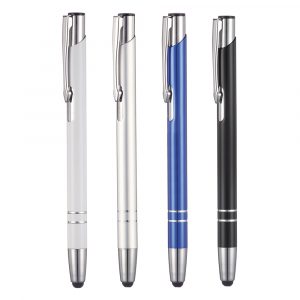 A 'tech' version of the great value Beck pen that includes a stylus end piece at the nose cone end. Available in the Beck's most popular colours