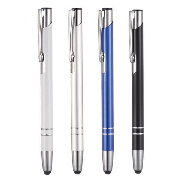 A 'tech' version of the great value Beck pen that includes a stylus end piece at the nose cone end. Available in the Beck's most popular colours