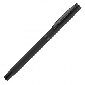 An all black rollerball in a chic soft-finish. A matching ball pen and pencil also available!