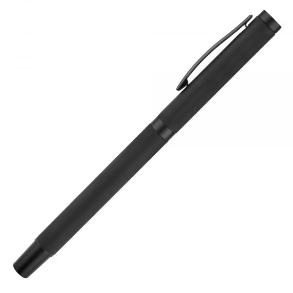 An all black rollerball in a chic soft-finish. A matching ball pen and pencil also available!