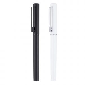 Heavyweight capped rollerball for smooth writing experience. Classy matt black finish or gloss white finish to choose from.