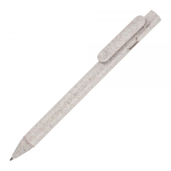 A substantial, quality pen whose barrel and trim is made from 60% Wheat plastic from a natural and sustainable source.