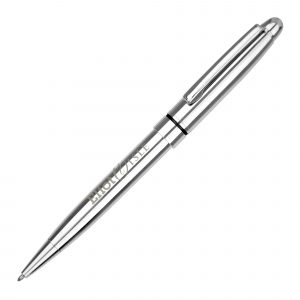 A dazzling chrome version of a classic design twist action ball pen. Engrave only option giving this pen a real high end feel!