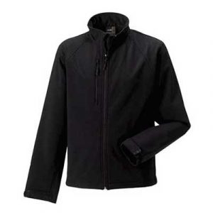 92% Polyester 8% Elastane, Three Layer Soft Shell Fabric, Windproof/Water Resistant