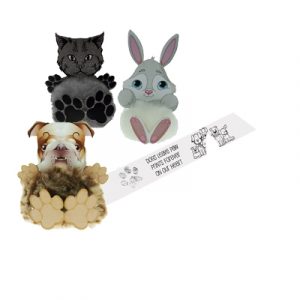 The finest range of collectable pets under the sun all come with "sticky" feet and a full colour printed tail they can even be bespoke to your pet or creature!