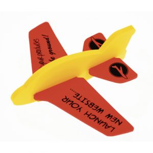 EVA foam flyers in various bright coloured EVA foam including a full colour print to the wings and the tail!