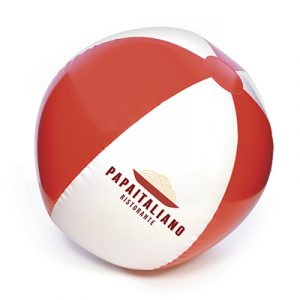 Inflatable beach ball price includes a one colour print on three panels