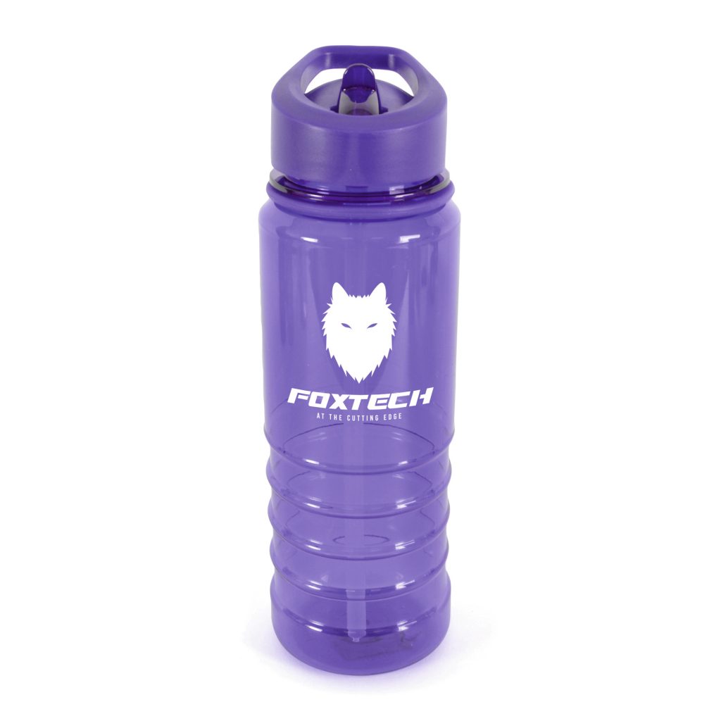 'LOTTIE' 750ml Translucent PURPLE PET drinks bottle.