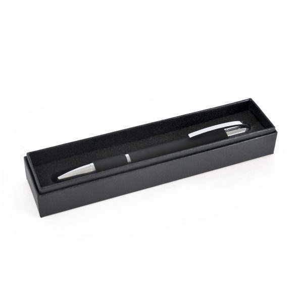 A simple but elegant card box with foam insert and card lid - Suitable for most single pens