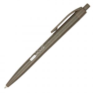 A stylish ball pen made in part from recycled coffee grind waste, therefore reducing the use of oil based plastic.