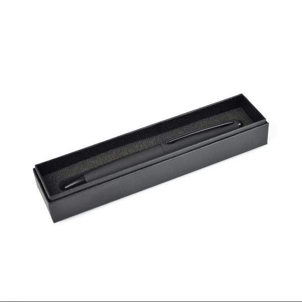 A simple but elegant card box with foam insert and card lid - Suitable for most single pens