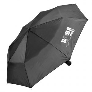 19.5" mini umbrella with matching carry sleeve. 170T fabric.