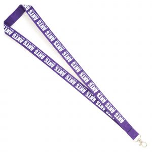 Polyester lanyard with metal hook. Size: 900 x 15mm. Also available in 10, 20 or 25 mm width.