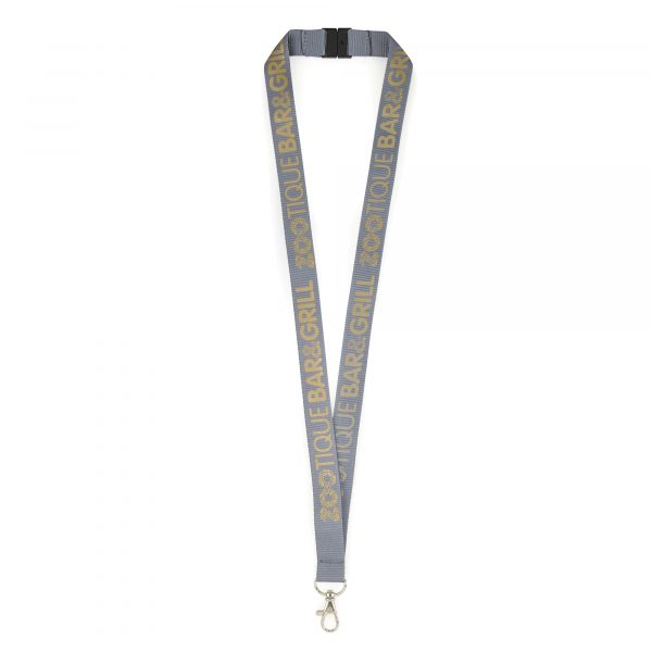 Bsic Polyester Safety Lanyard with safety break - 900 x 10 mm. Also available in 15, 20 or 25 mm width.