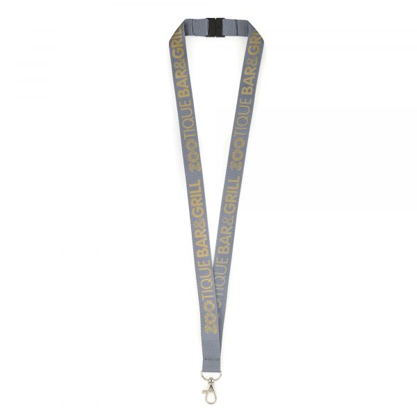 Bsic Polyester Safety Lanyard with safety break - 900 x 20 mm. Also available in 15, 20 or 25 mm width.