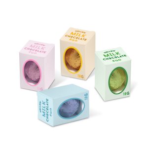 Easter – Eco Mini Egg Box - Hollow Chocolate Eggs - NEW