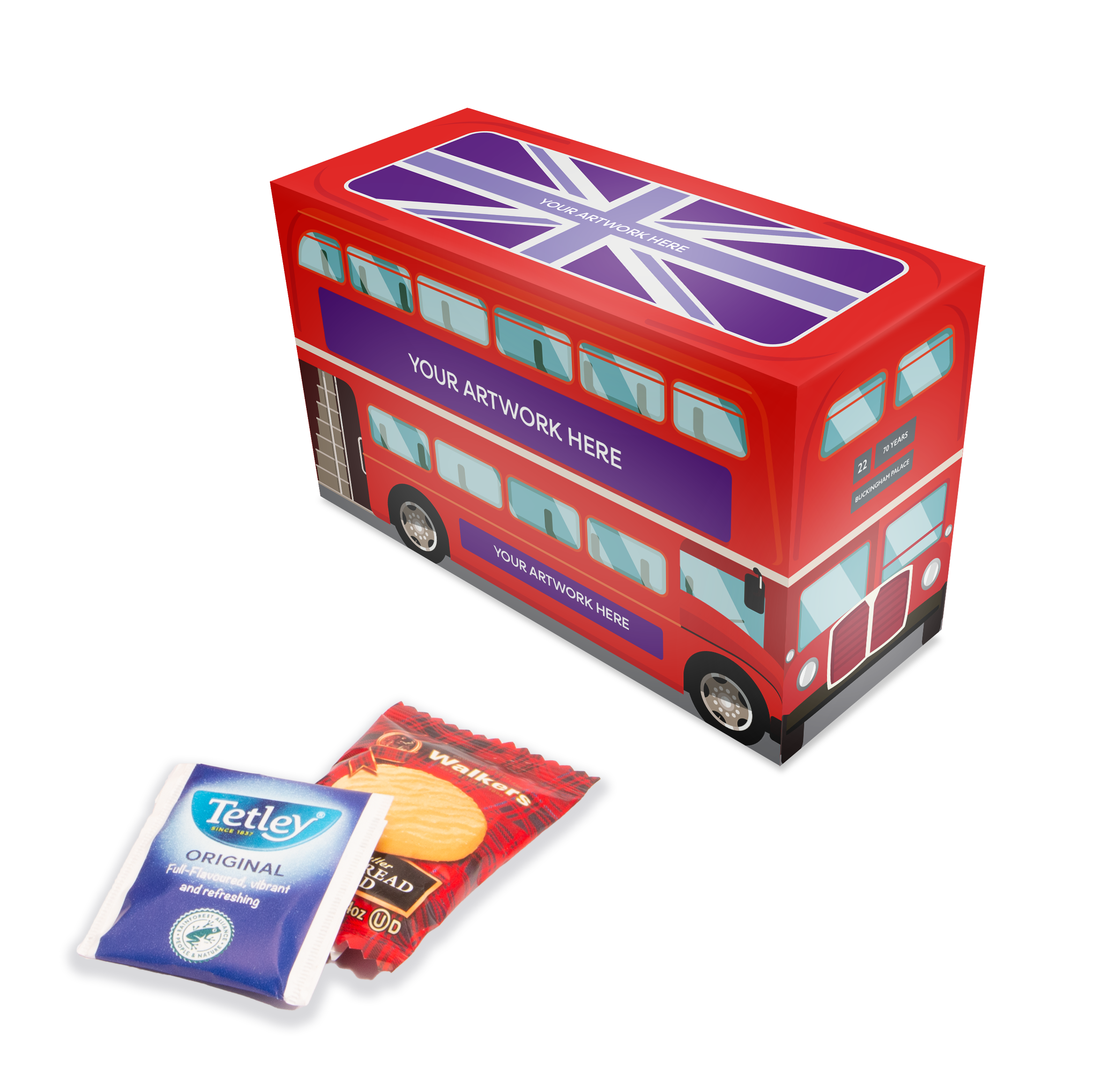 Eco Range – Eco Bus Box - Tea & Biscuits