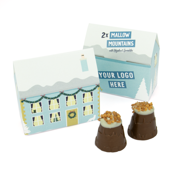 Winter Collection – Eco House Box - Mallow Mountain with Hazelnut Sprinkles* - x2