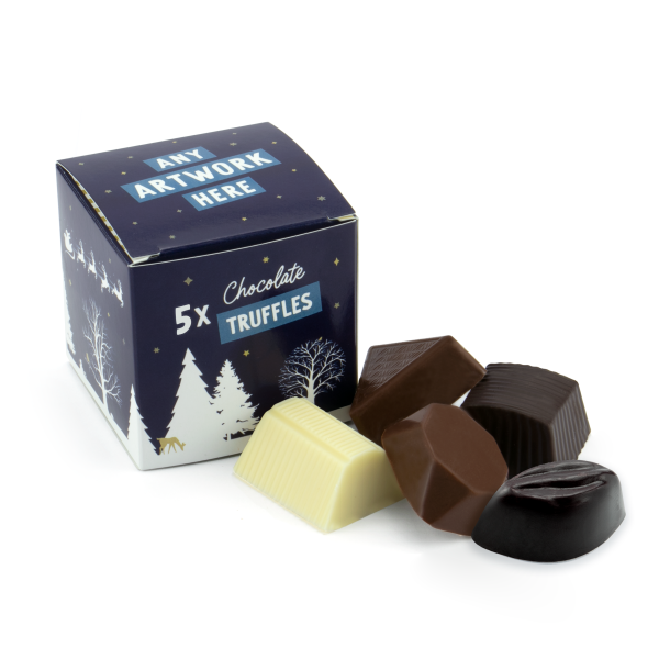 Winter Collection – Eco Maxi Cube - 5x Chocolate Truffles