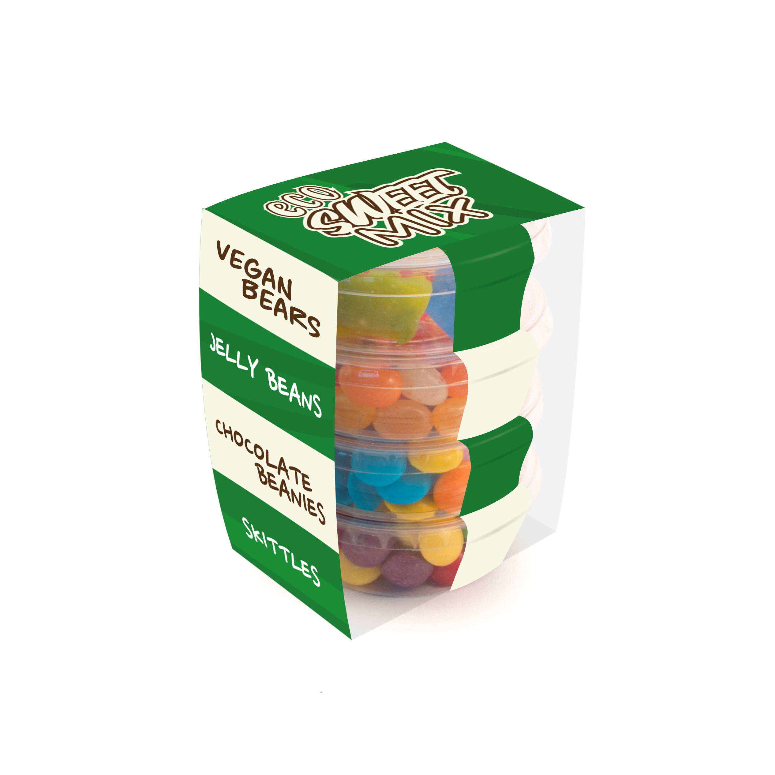 Eco Range – Eco Pot Stackers - Sweets Mix