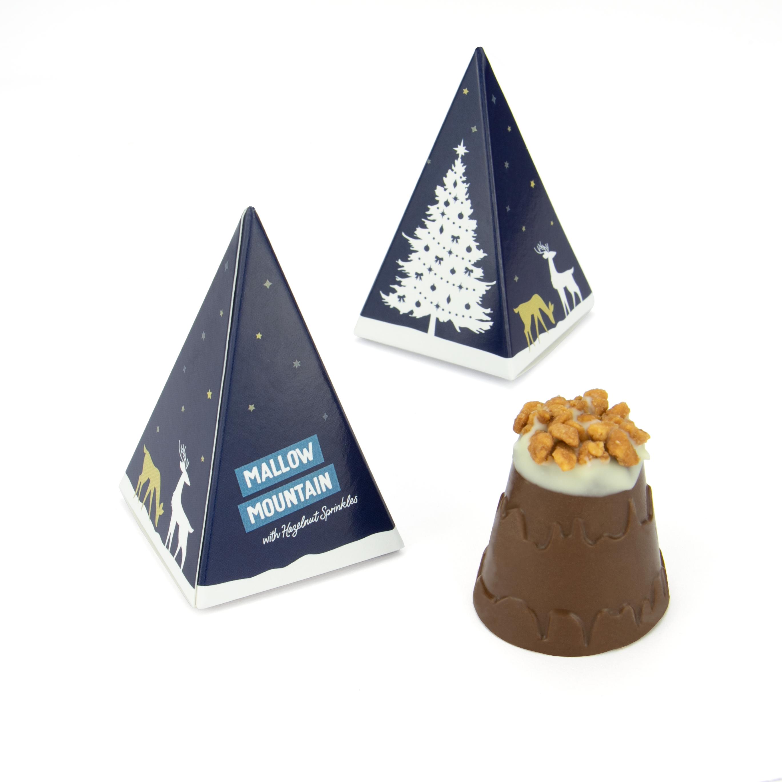 Winter Collection – Eco Pyramid Box - Mallow Mountain with Hazelnut Sprinkles*
