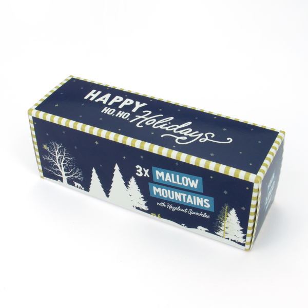 Winter Collection – Eco Sliding Box - Mallow Mountain with Hazelnut Sprinkles* - x3