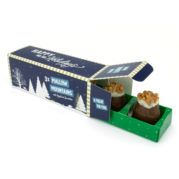 Winter Collection – Eco Sliding Box - Mallow Mountain with Hazelnut Sprinkles* - x3