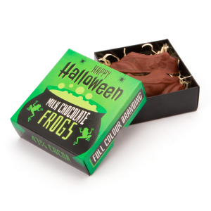Halloween – Eco Treat Box - Milk Chocolate Frogs - x2