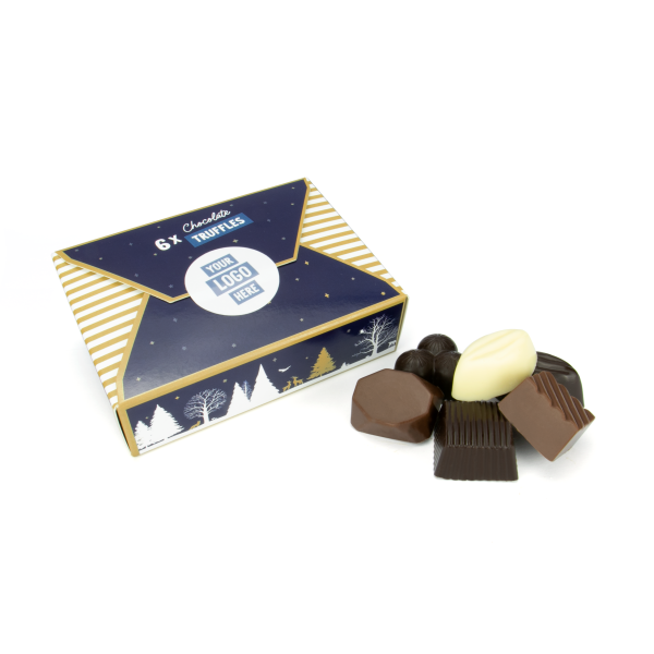 Winter Collection – Luxury 6 Choc Box - Chocolate Truffles