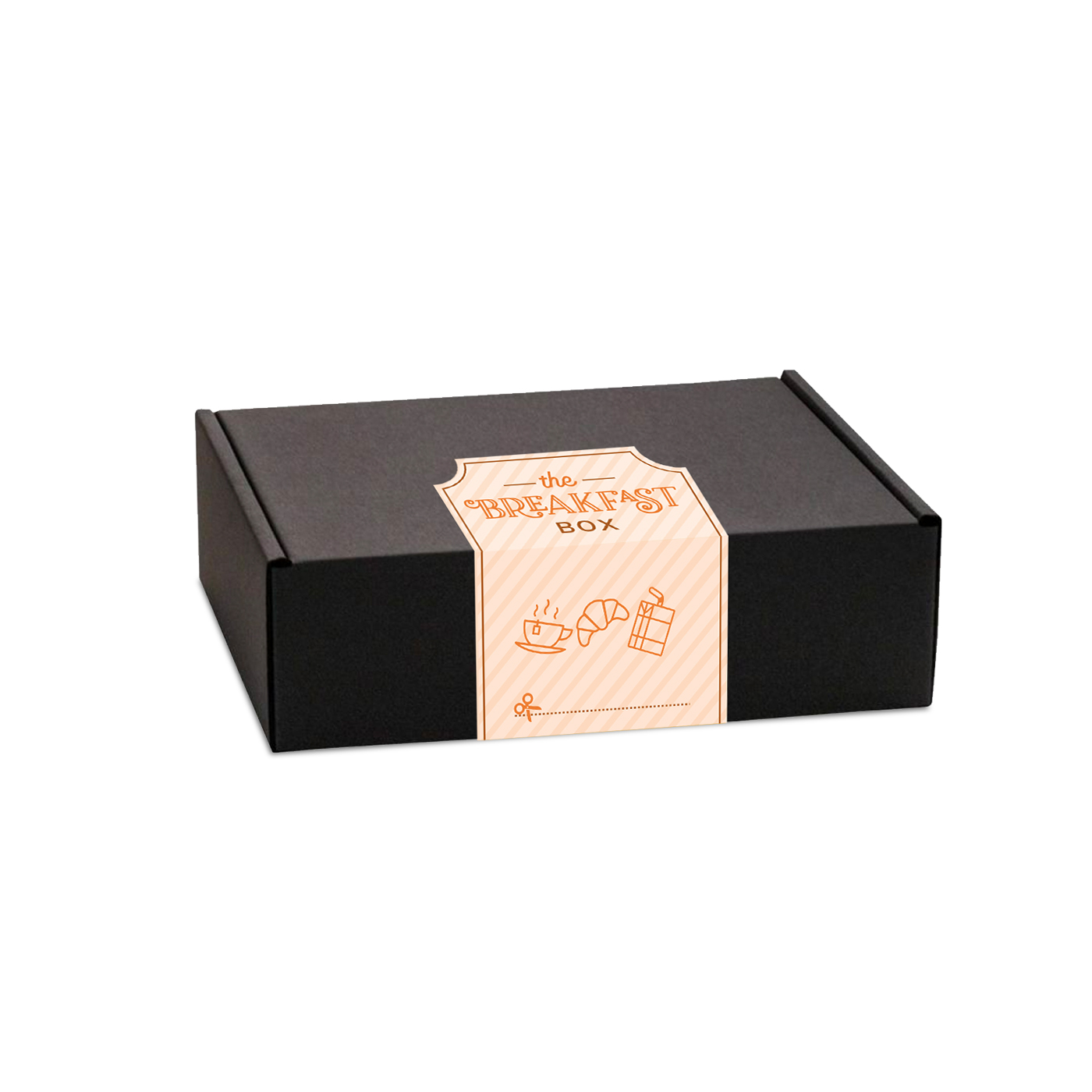 Gift Boxes – Midi Black Gift Box - Breakfast Editon