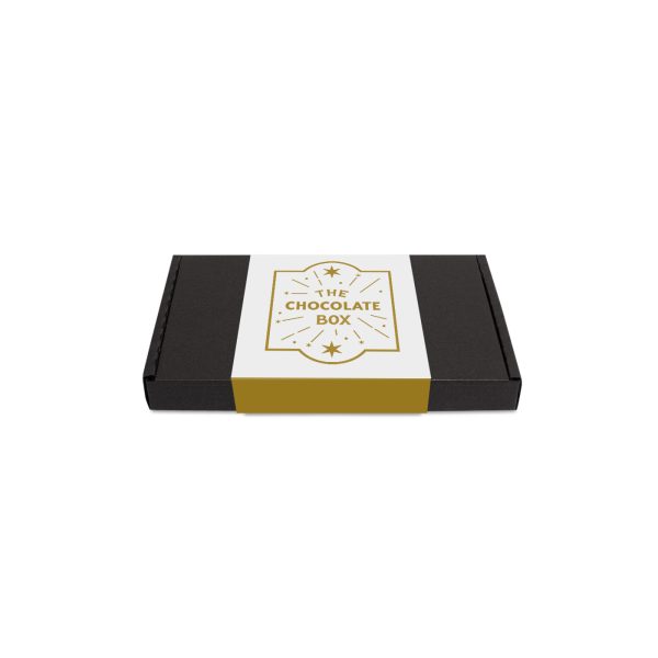 Gift Boxes – Mini Black Postal Box - Chocolate Edition