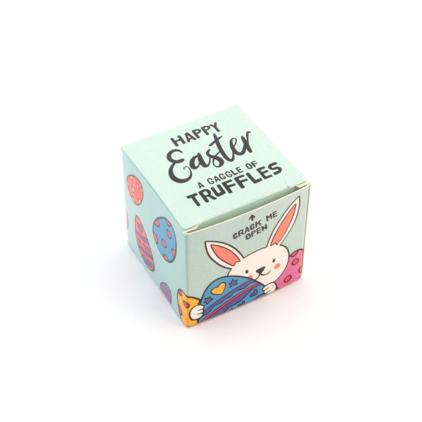 Easter – Eco Maxi Cube - Dark Salted Caramel - Chocolate Truffles