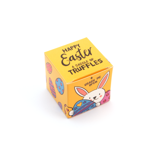 Easter – Eco Maxi Cube - Dark Salted Caramel - Chocolate Truffles