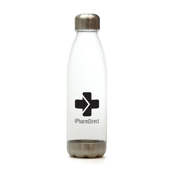 650ml single walled bottle made from 98% recycled materials. GRS certified recycled PET plastic bottle with RSC certified recycled stainless steel base and screw top lid. Lid contains GRS certified recycled PP plastic lining and silicone seal. BPA & PVC free. This product replaces MG0133 & is now made from PET material.