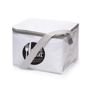 RPET 700D cooler bag with large branding area. Made from recycled plastic, it can be recycled again and again. Holds up to six 330ml cans.